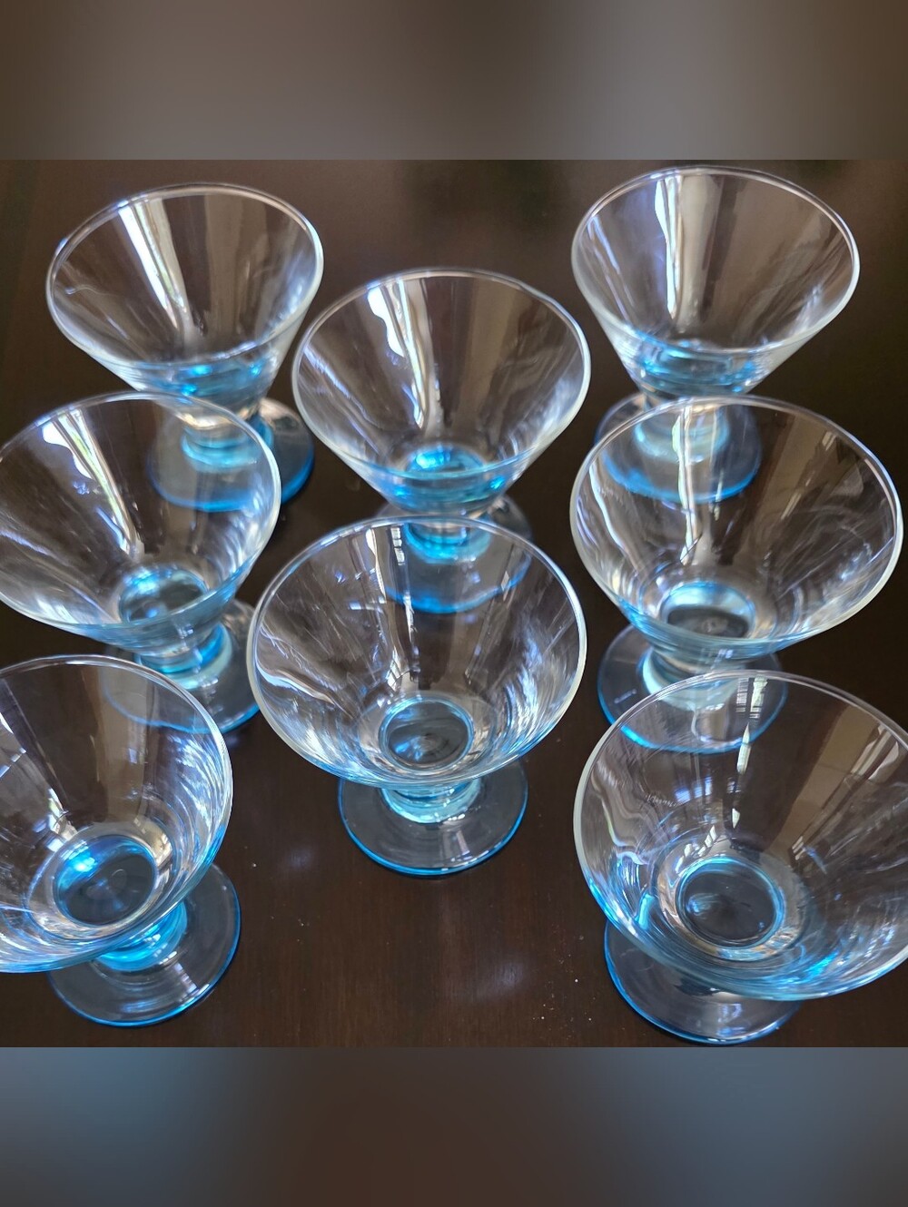 Vintage 1990s Libbey Mini Martini / Dessert Glasses Set of 8